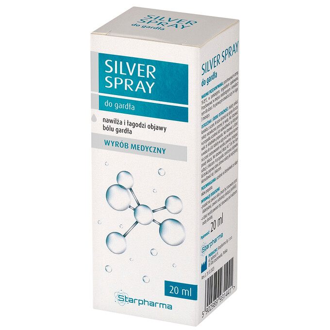 SILVER SPRAY do gardła, 20ml