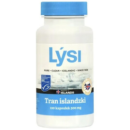 TRAN ISLANDZKI 500 mg MSC 120 KAPSUŁEK