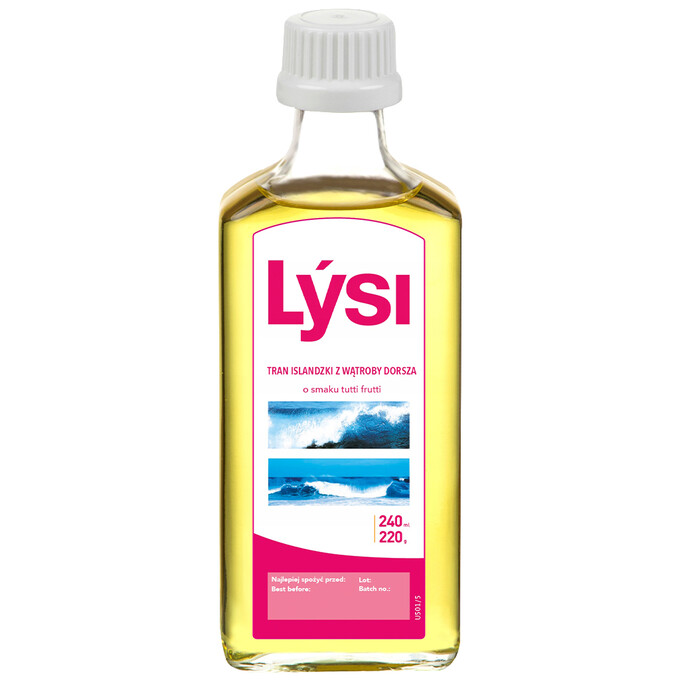 TRAN ISLANDZKI 1080 mg MSC TUTTI FRUTTI 240ml