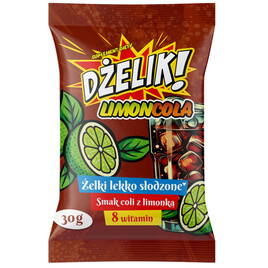 DŻELIK! LIMONCOLA Żelki Lekko Słodzone o Smaku Coli 30g