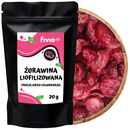 Żurawina liofilizowana połówki 20 g fivio Up