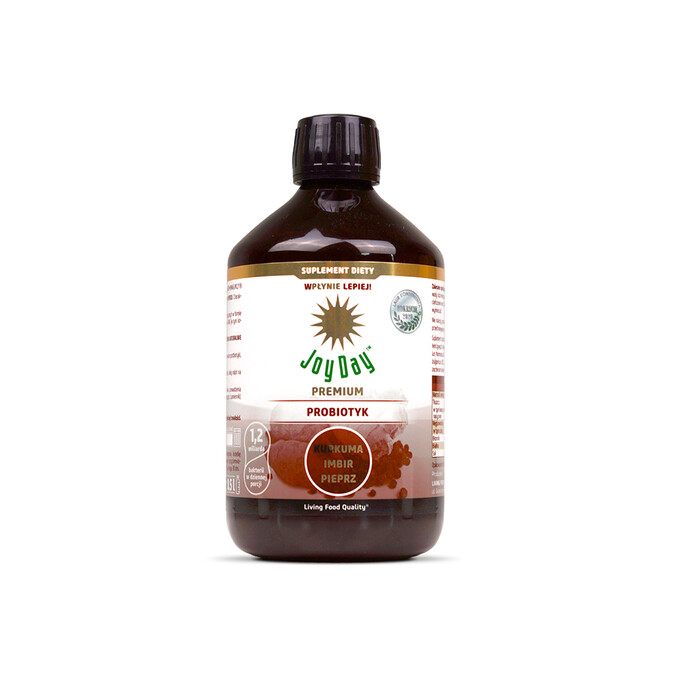 BIO Probiotyk kurkuma/imbir/pieprz 500ml JOYDAY