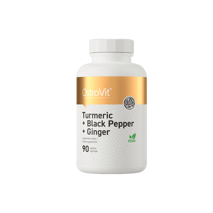 Turmeric+black pepper+ginger 90tabs OstroVit