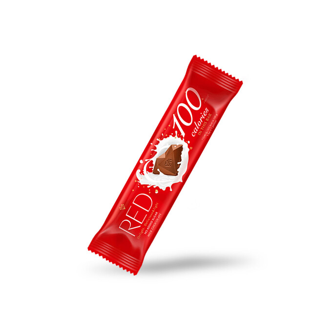 Czekolada mleczna bez cukru 26g RED