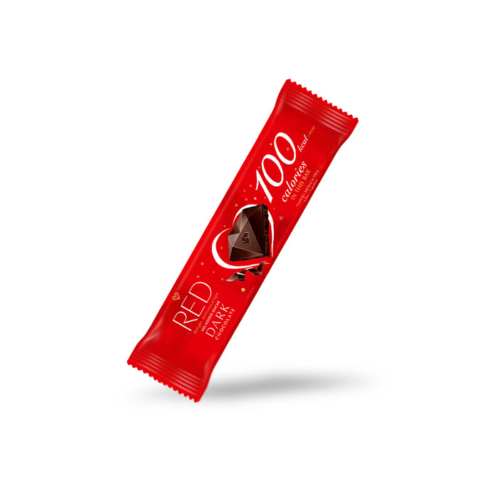 Czekolada ciemna bez cukru 26g RED