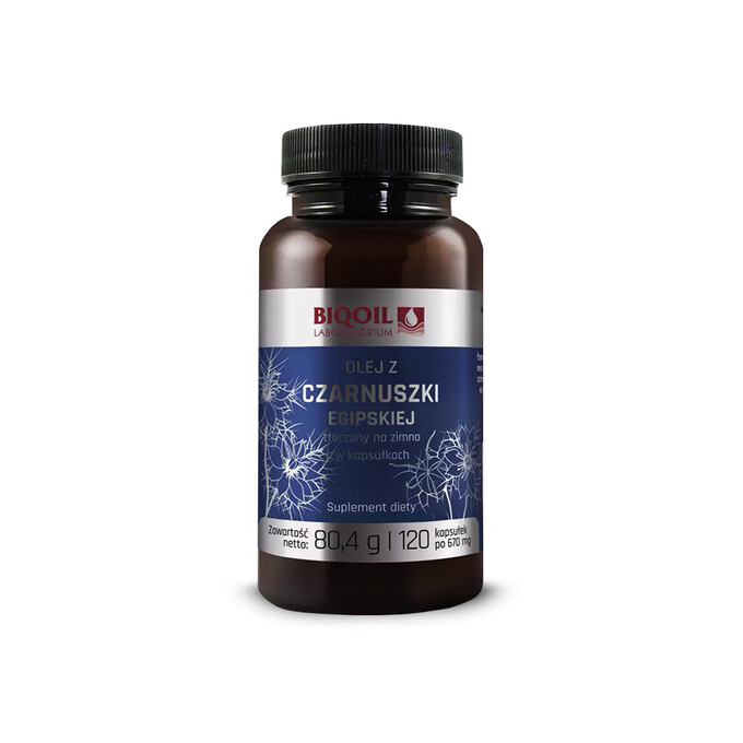 Olej z czarnuszki egipskiej 120 kapsułek BIQOIL