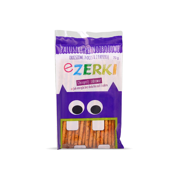 Paluszki eZERKI orkiszowe z papryką 70g
