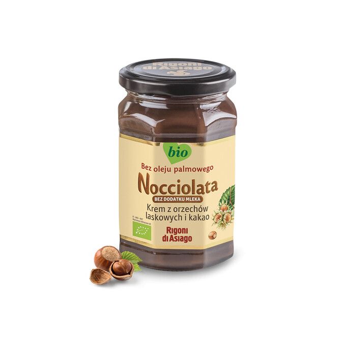 BIO Krem o orzech lask.i kakao BDM 250g Nocciolata
