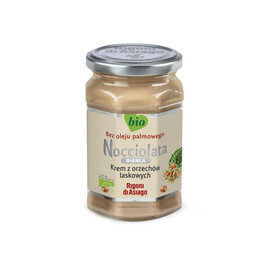 BIO Krem z orzech lask. 30% BIANCA 250g Nocciolata
