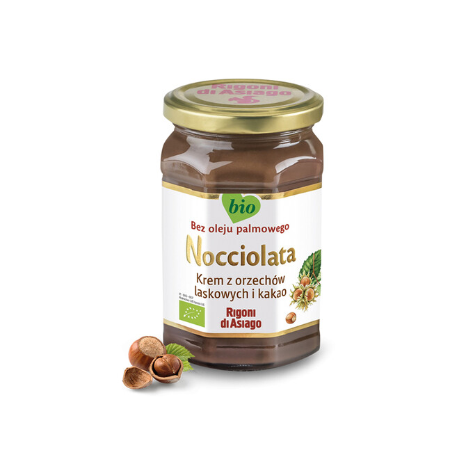 BIO Krem z orzech. laskowy i kakao 250g Nocciolata