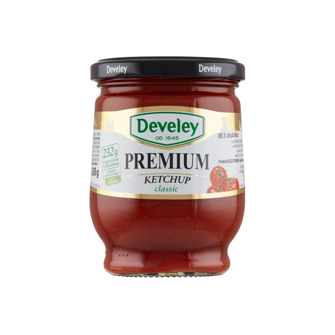 Ketchup PREMIUM klasyczny w słoiku 300g Develey