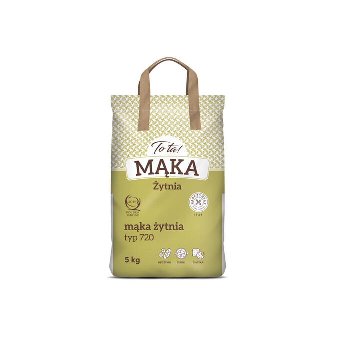 Mąka żytnia typ 720, 5 kg - To ta!