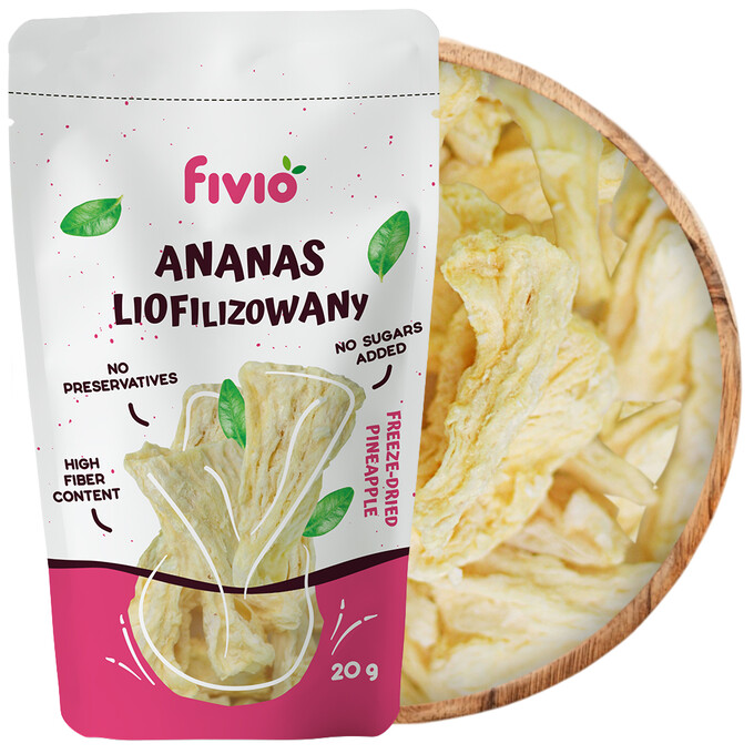 Ananas liofilizowany 20g