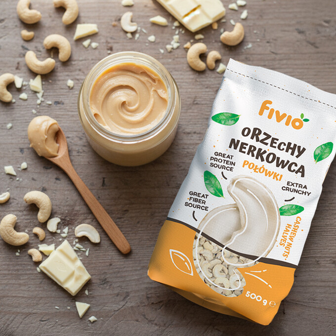 Orzechy Nerkowca połówki 500g