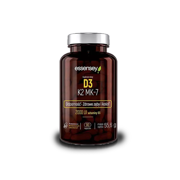 Witamina D3 K2 MK-7 90 kapsułek