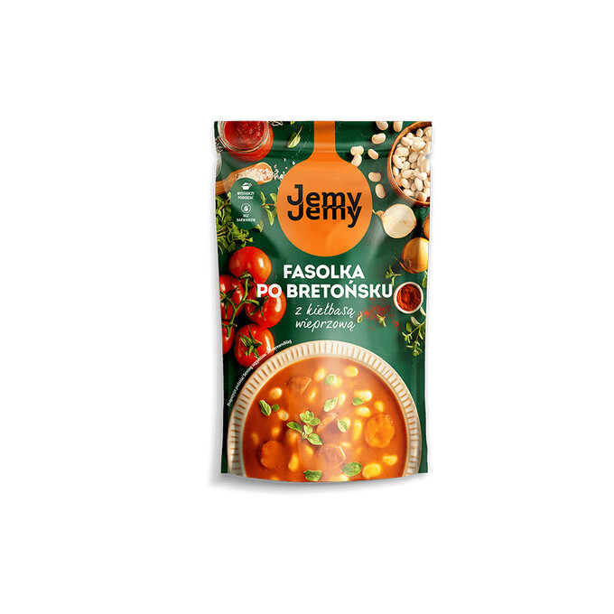 Fasolka po bretońsku z kiełbasą wieprzową 400g