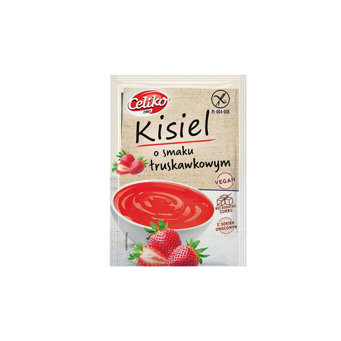 Kisiel o smaku truskawkowym 40g