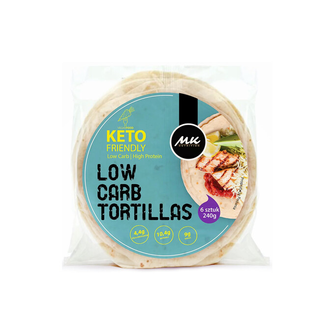 Tortilla KETO wrap Low Carb 6 sztuk 240g