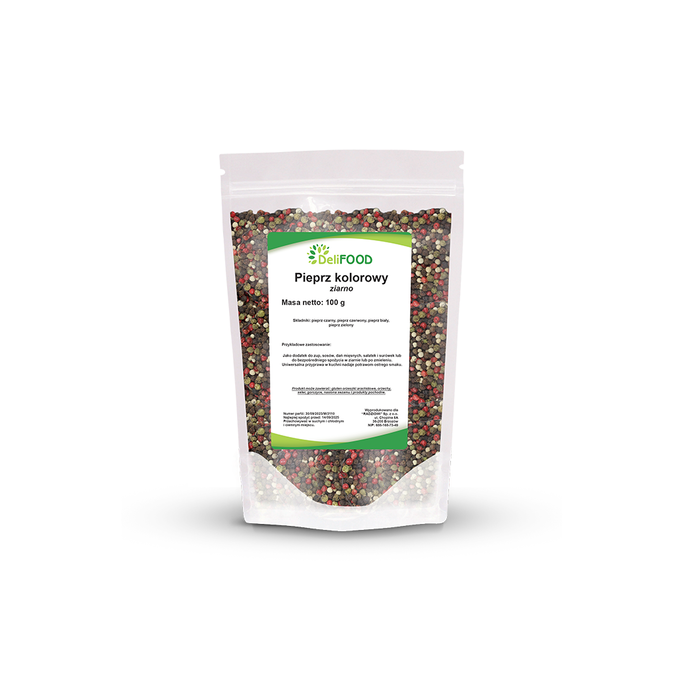 Pieprz kolorowy ziarno 100g