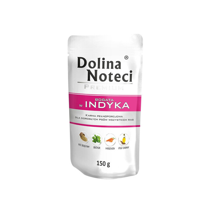 Mokra karma dla psa PREMIUM BOGATA w INDYKA 150g
