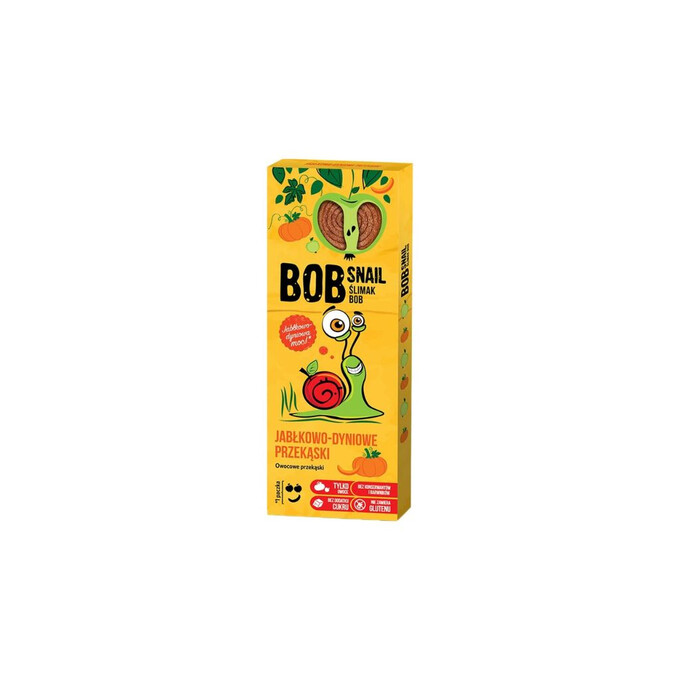 Przekąska owocowa rolls jabłko-dynia bez dodatku cukru 30g