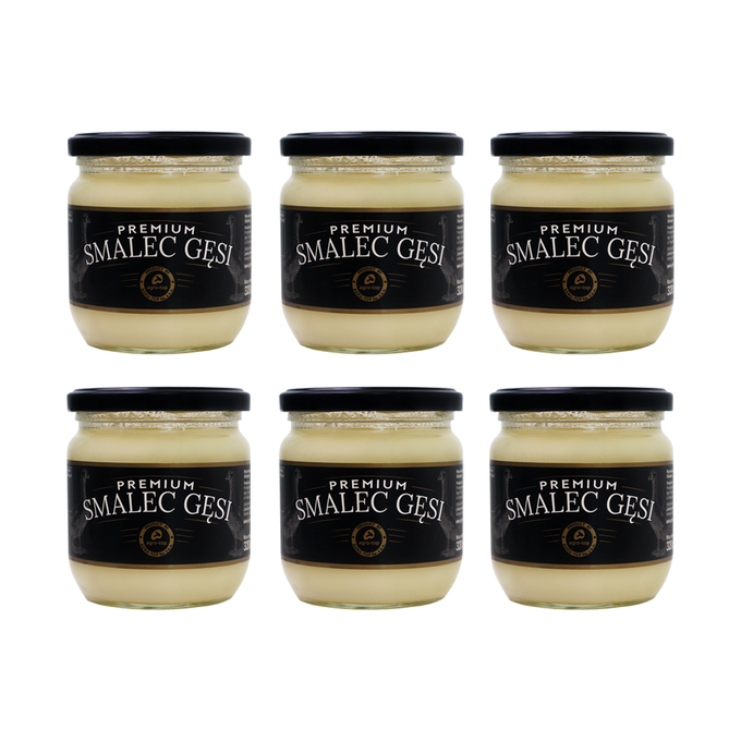 Smalec Gęsi w Słoiku 320g karton 6 sztuk