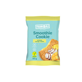 Ciastko owsiane z nadzieniem z kokosa, ananasa i mango