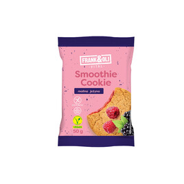 Ciastko owsiane z nadzieniem z malin i jeżyny