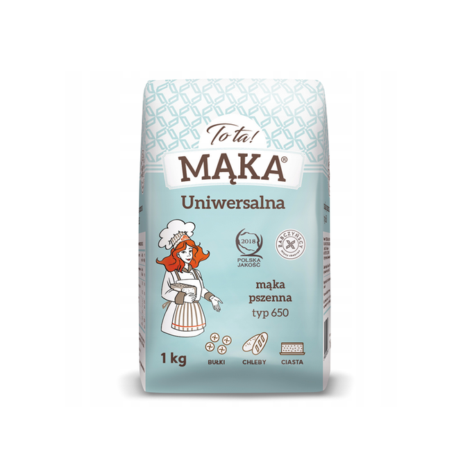 Mąka pszenna uniwersalna typ 650 1 kg - To ta!