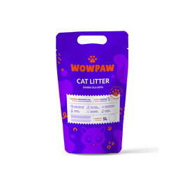 WowPaw Żwirek bentonitowy lawendowy 5l