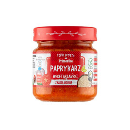 Paprykarz wegetariański z kaszą jaglaną pasta kanapkowa 160g