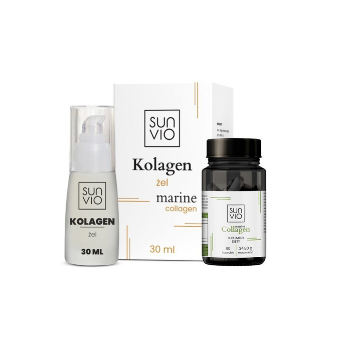 Zestaw kolagen żel 30ml + kapsułki