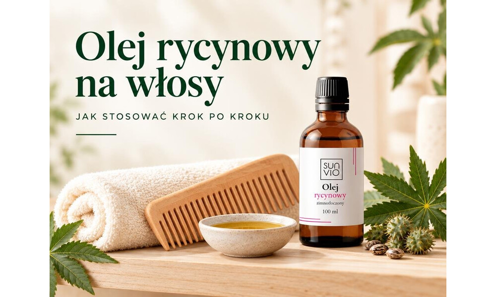 Olej rycynowy na włosy - jak stosować i czego się spodziewać