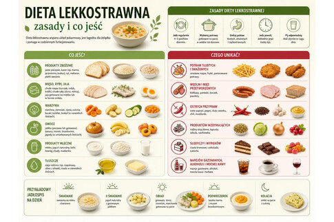 Dieta lekkostrawna - zasady i co jeść