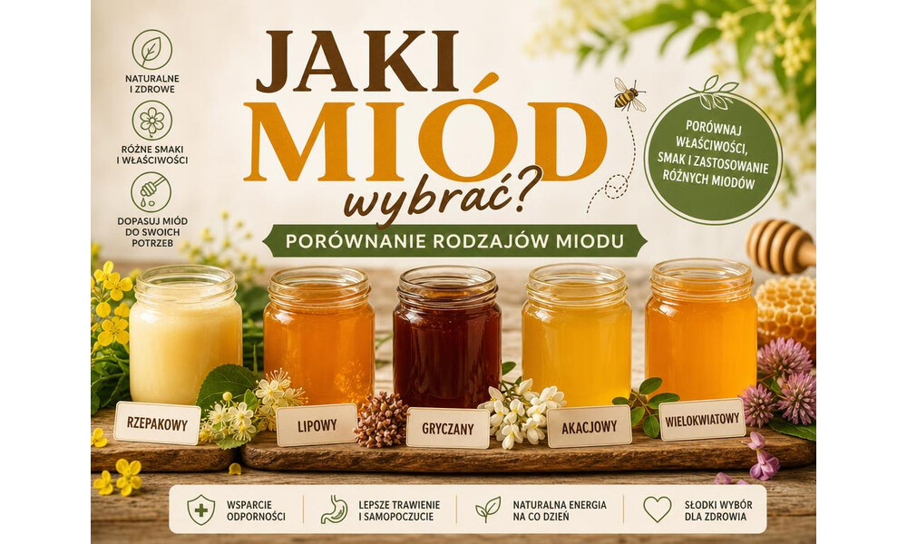 Jaki miód wybrać? Porównanie rodzajów miodu