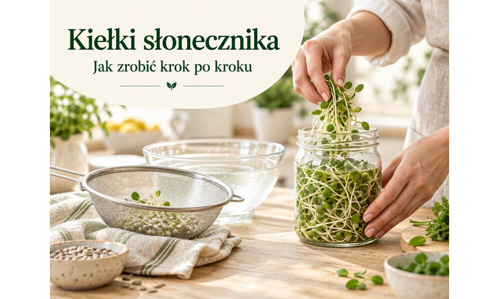 Kiełki słonecznika - jak zrobić i czy można kiełkować słonecznik łuskany
