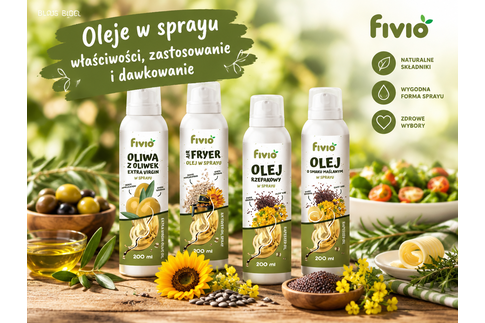 Oleje w sprayu - właściwości, zastosowanie i dawkowanie