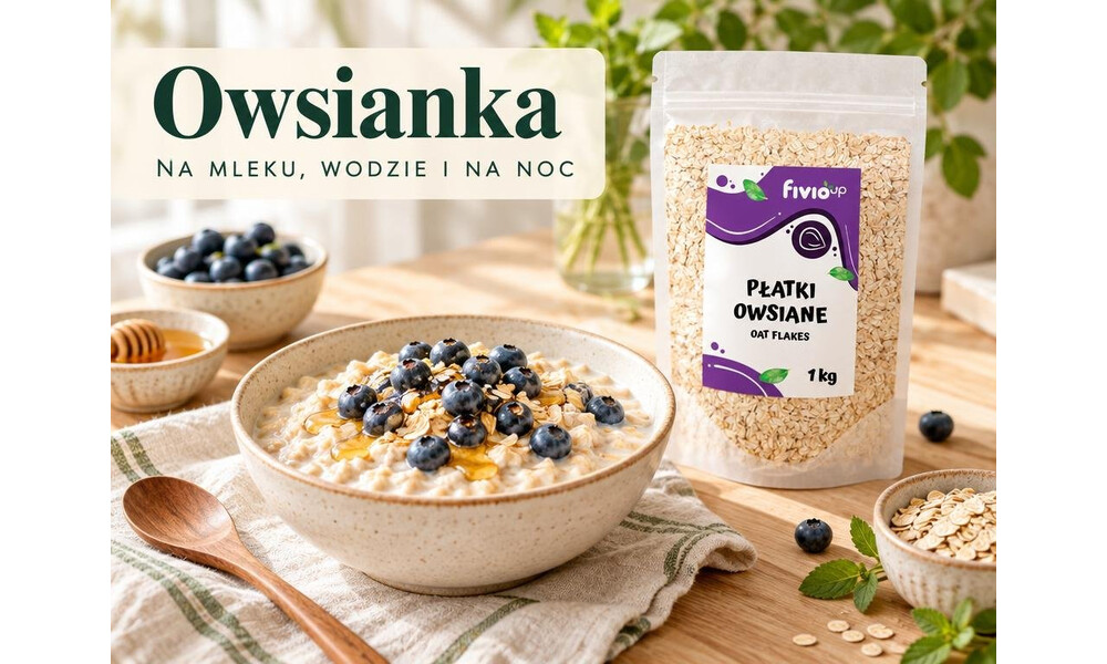 Owsianka - jak ugotować płatki owsiane na mleku, wodzie i na noc