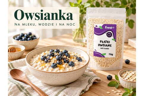 Owsianka - jak ugotować płatki owsiane na mleku, wodzie i na noc