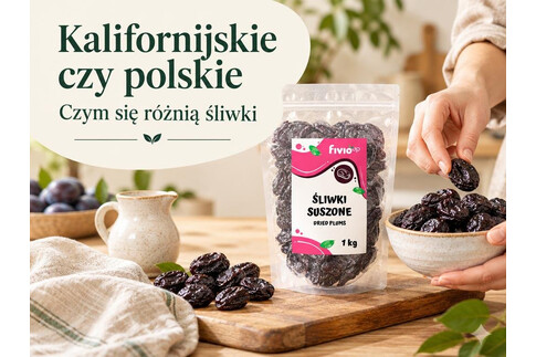 Śliwki kalifornijskie czy polskie - czym się różnią suszone śliwki
