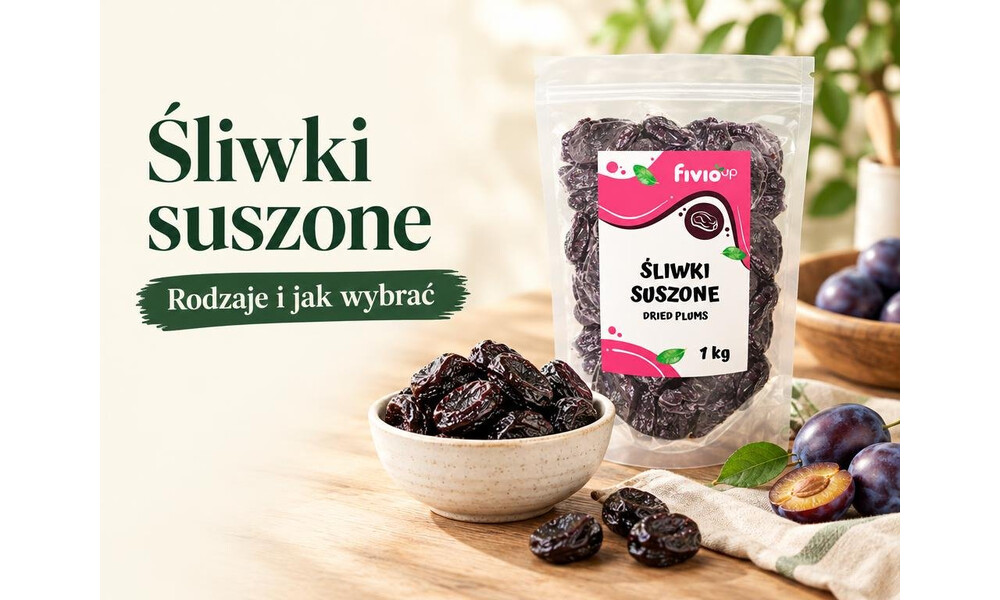 Śliwki suszone - rodzaje, skład i jak wybrać dobre