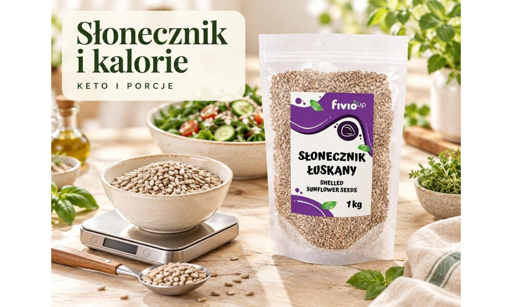 Słonecznik na diecie - ile ma kalorii, czy jest keto i ile zjeść