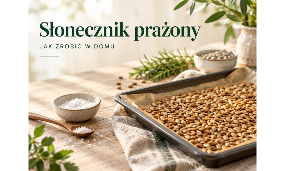 Słonecznik prażony i solony - jak zrobić go w domu i czy warto