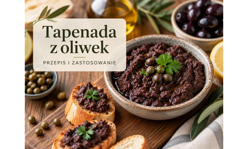 Tapenada z oliwek - przepis i zastosowanie