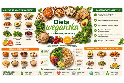 Dieta wegańska - zasady i zbilansowany jadłospis