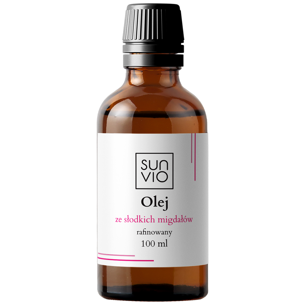SunVio Olej ze słodkich migdałów rafinowany 100ml