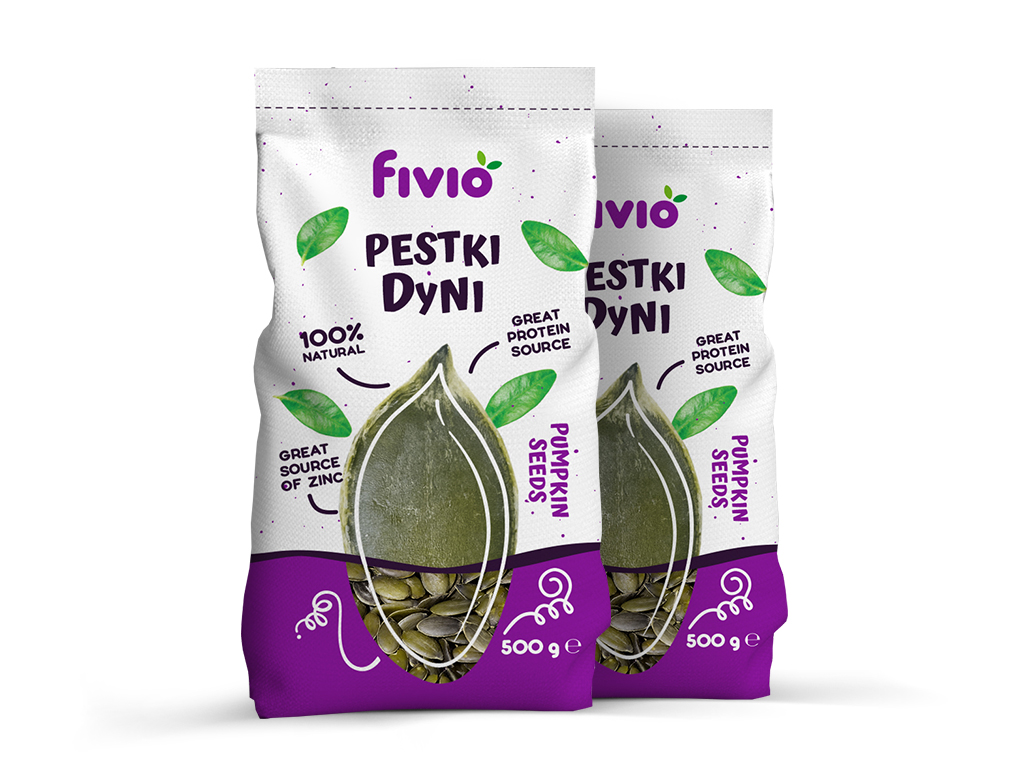 Pestki dyni łuskane Polskie 1 kg fivio