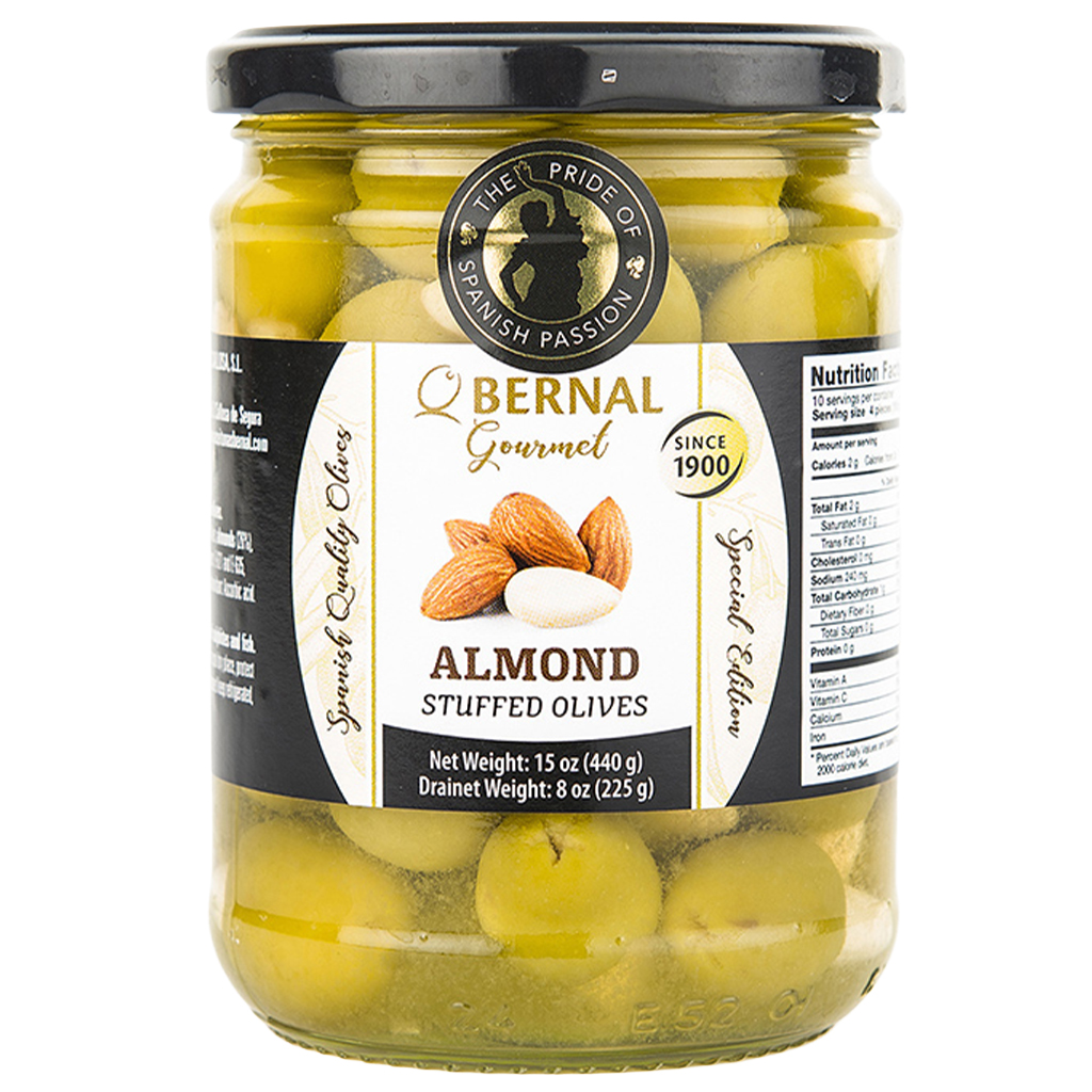 BERNAL Oliwki nadziewane migdałami 250g