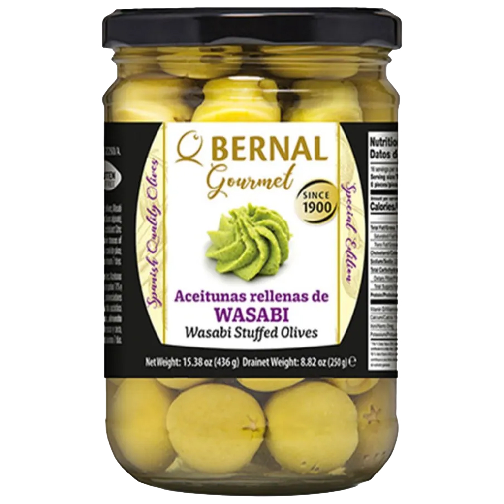 BERNAL Oliwki nadziewane wasabi 250 g